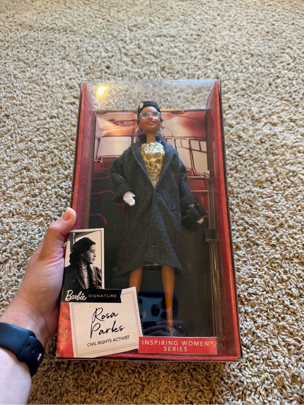 Barbie Signature Inspiring Women Rosa Parks Civil Rights Activist Doll New in Bo